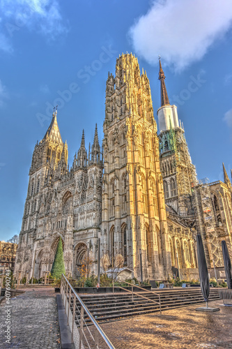 Rouen Cathedral, HDR Image
