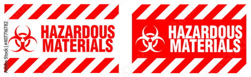 Quarantine biohazard warning sign. Eps 10 vector illustrator