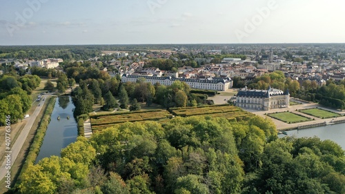 parc, forêt, château de Rambouillet dans les Yvelines (France)