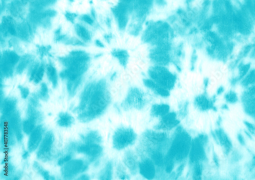 Tie dye shibori pattern background. Watercolour abstract texture.