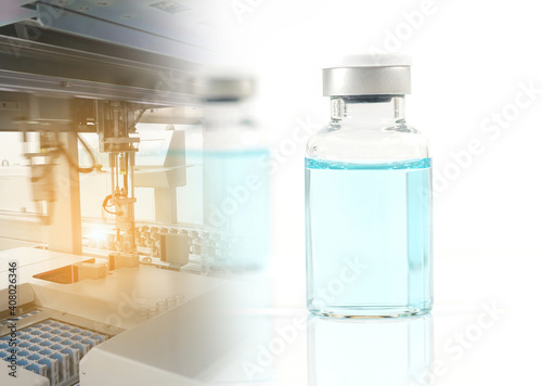 Double Exposure Lab Antiviral vaccine bottle on a white background