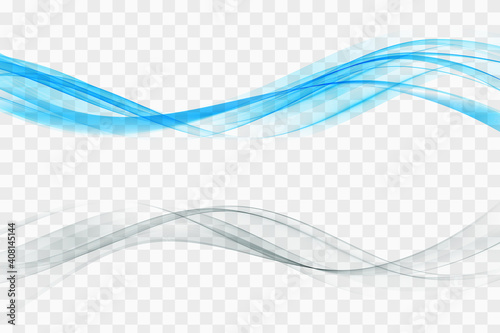 Abstract swoosh smooth border line background. Vector illustration