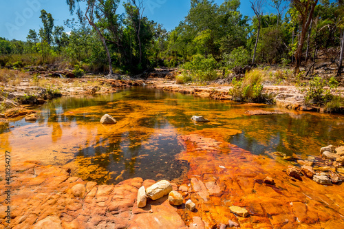 Color of the cascades in Litchfield National Park