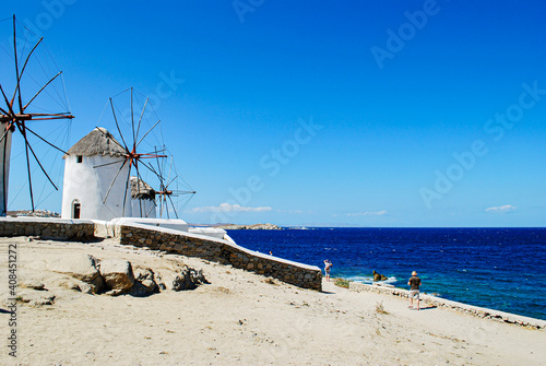 windmill on the beach