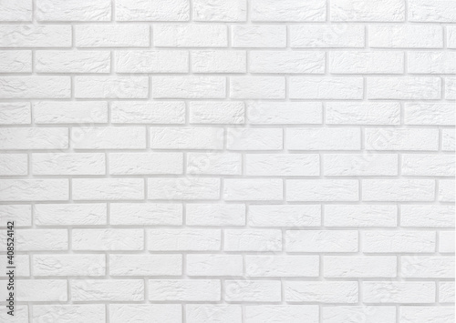 A white brick wall. Copy space for text