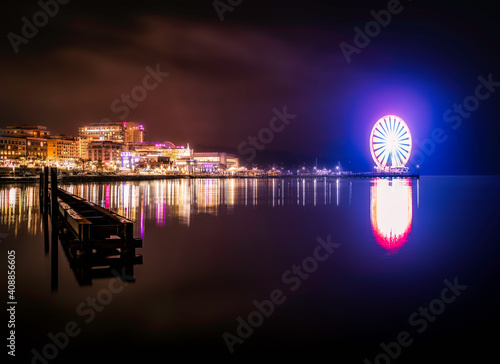 National Harbor Night Colors