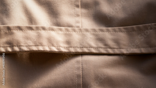 Cinto de gabardina impermeable color beige