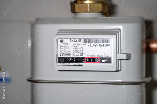 Gaszähler im Haus - Gas Meter