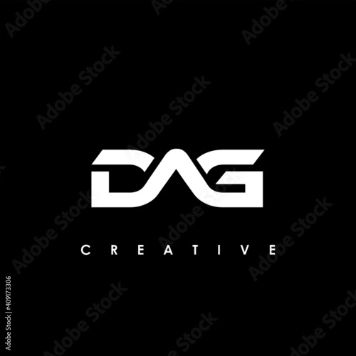 DAG Letter Initial Logo Design Template Vector Illustration