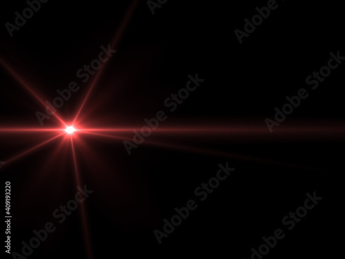 Anamorphic lens flare