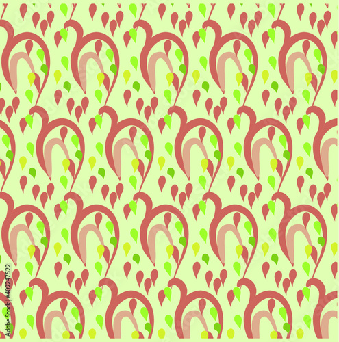 Parrot green wallpaper background seamless pattern eps vector file for textile and fabric print
