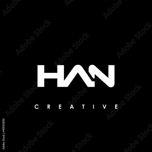 HAN Letter Initial Logo Design Template Vector Illustration