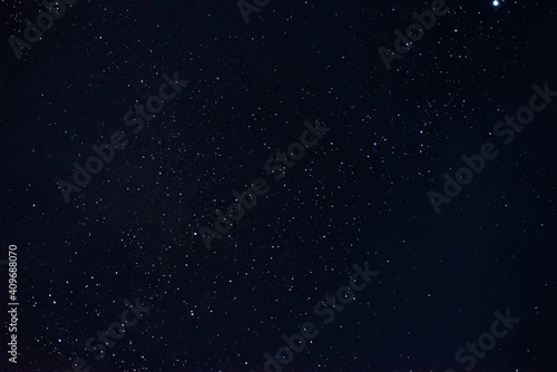 Stars in the night sky close-up. The summer night sky