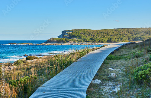 Royal National Park, Australia: Coastal Track at Little Marley Beach.