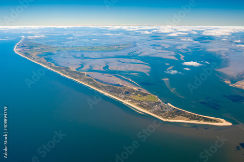 Sylt aus der Luft, aus 3000 Meter Höhe