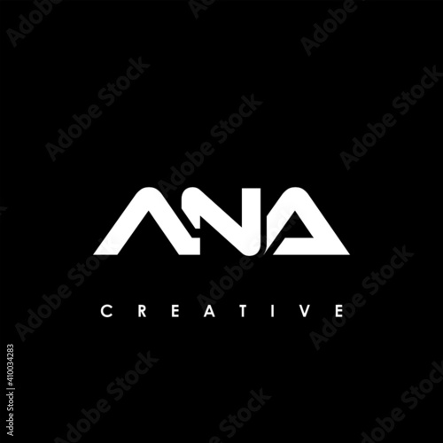 ANA Letter Initial Logo Design Template Vector Illustration