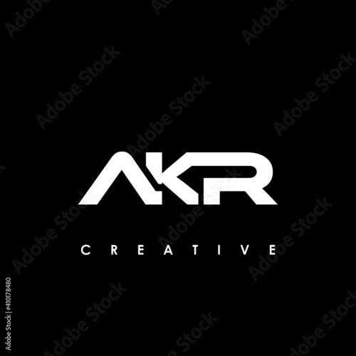 AKR Letter Initial Logo Design Template Vector Illustration