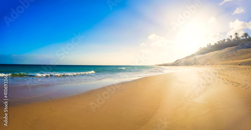 Sandy beach on the Canary Island