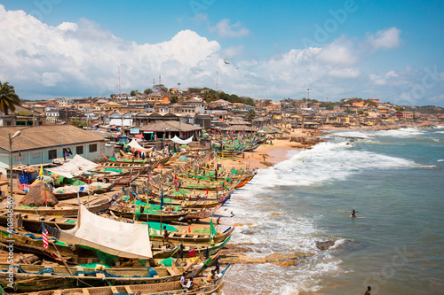 Cape Coast Ghana Atlantic Ocean view 