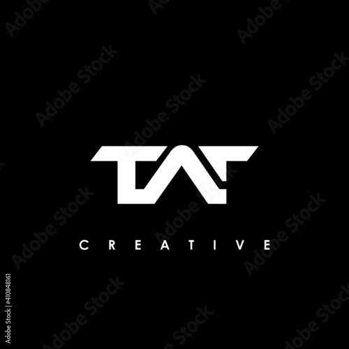 TAT Letter Initial Logo Design Template Vector Illustration