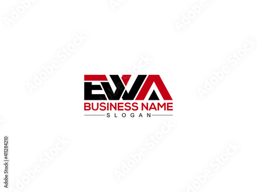 EWA Logo Letter Vector For Brand