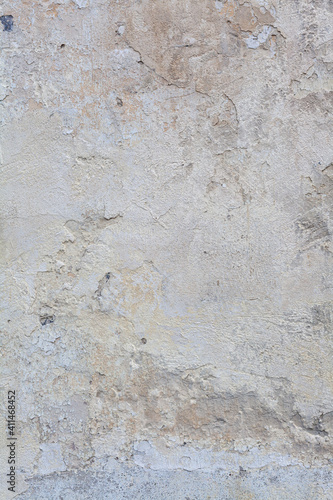 Textured cement look background in white yellow with copy space