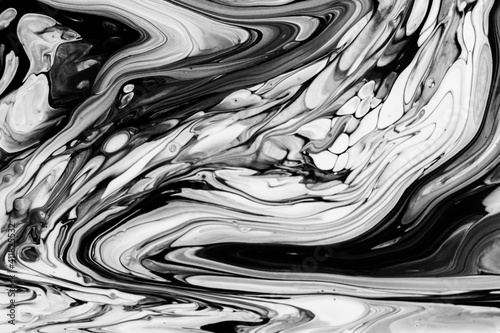 Black and white stains. Abstract background