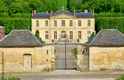 Condecourt, France - may 24 2019 : Villette castle