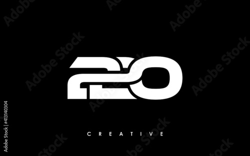 220 Letter Initial Logo Design Template Vector Illustration