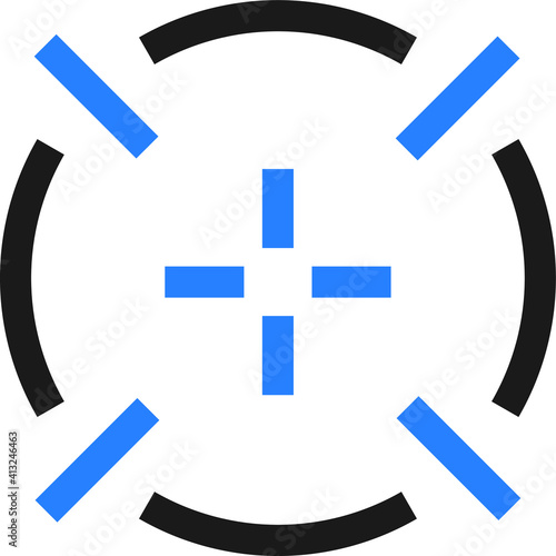 Target icon. focus icon vector