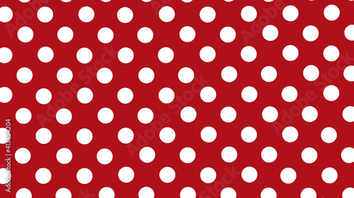 red polka dots pattern