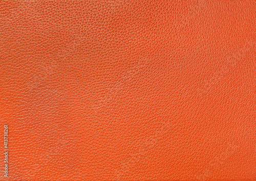 orange leather texture background surface