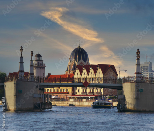 beautiful view of Kaliningrad in Russia for tourists..