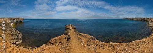 Russia. Republic Of Crimea. The south-western coast of the Crimean Peninsula near the village of Maryino.