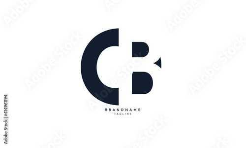 Alphabet letters Initials Monogram logo CB, BC, C and B