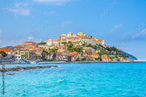 A coastal city of Imperia, Italian Rivera in the region of Liguria, Italy.