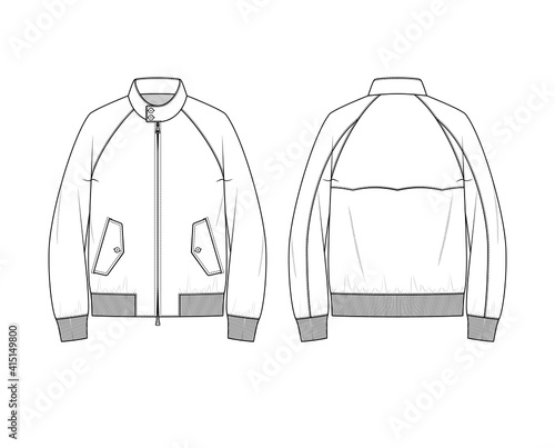 Harrington Jacket - Front & Back