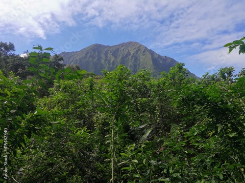 Maunawili Falls in O'ahu, Hawaii - January 2020