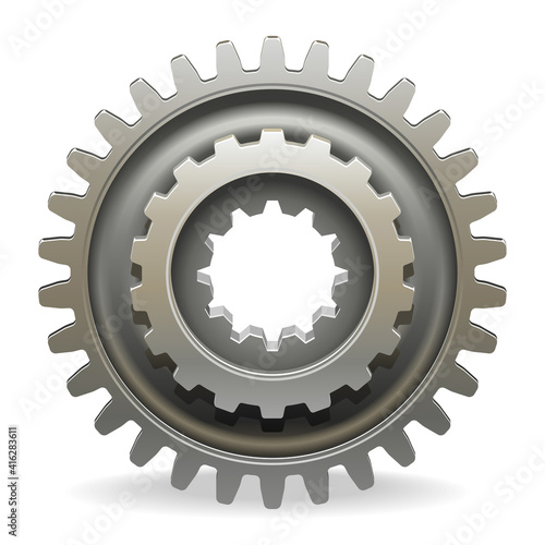 Vector Car Gearwheel