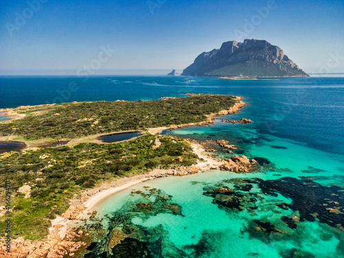 La Meravigliosa Isola Piana, nell area marina protetta di Tavolara, sardegna.