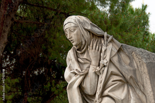 Saint Catherine sculpture - Rome