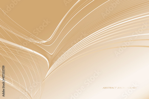 Modern abstract background with lines. curved linear pattern