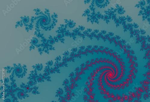 Beautiful zoom into the infinite mathemacial mandelbrot set fractal.