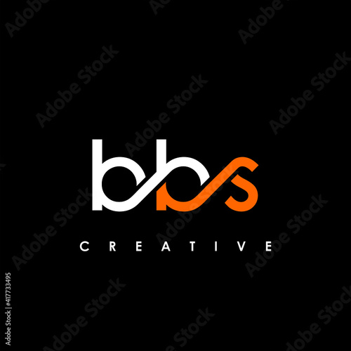 BBS Letter Initial Logo Design Template Vector Illustration