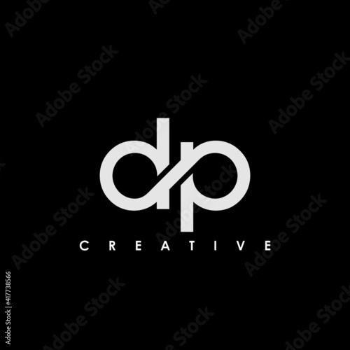 DP Letter Initial Logo Design Template Vector Illustration