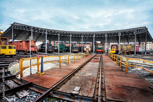 railway museum in Savigliano - Piedmont - Italy