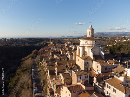 immagine aerea di Zagarolo, provincia di Roma