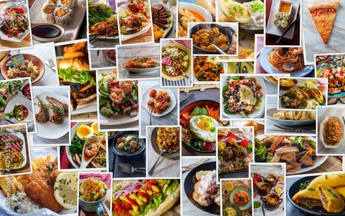 World Cuisine Collage