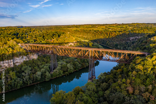 bridge drone photography