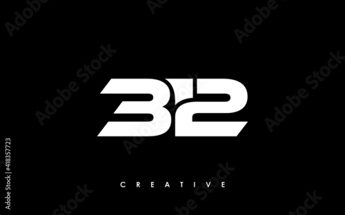 312 Letter Initial Logo Design Template Vector Illustration